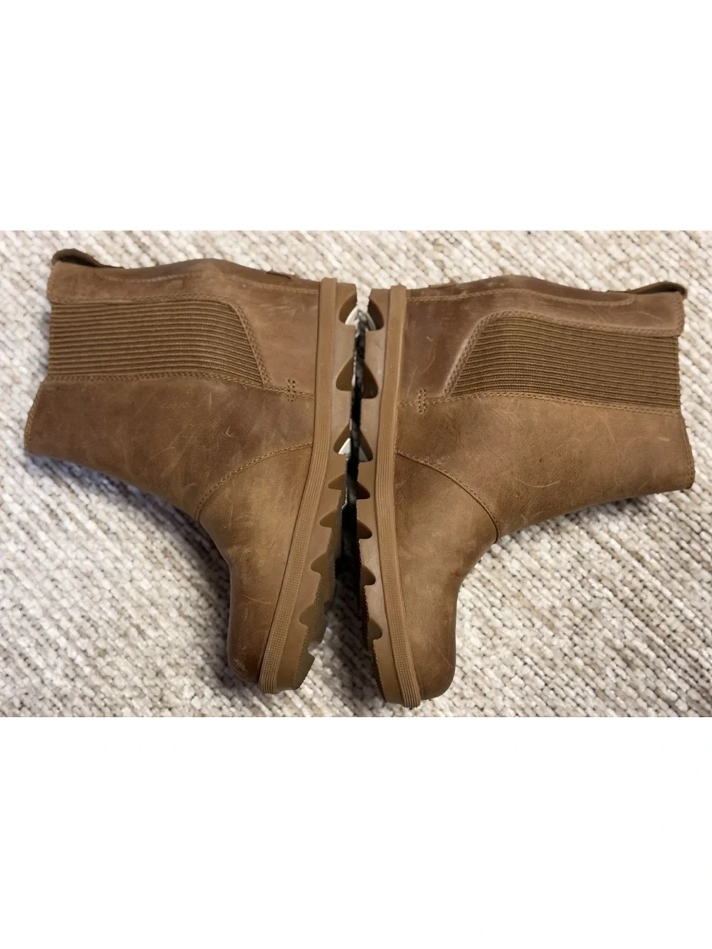 Sorel Women's Joan Rhapsody Chelsea Wedge Boots Size 8